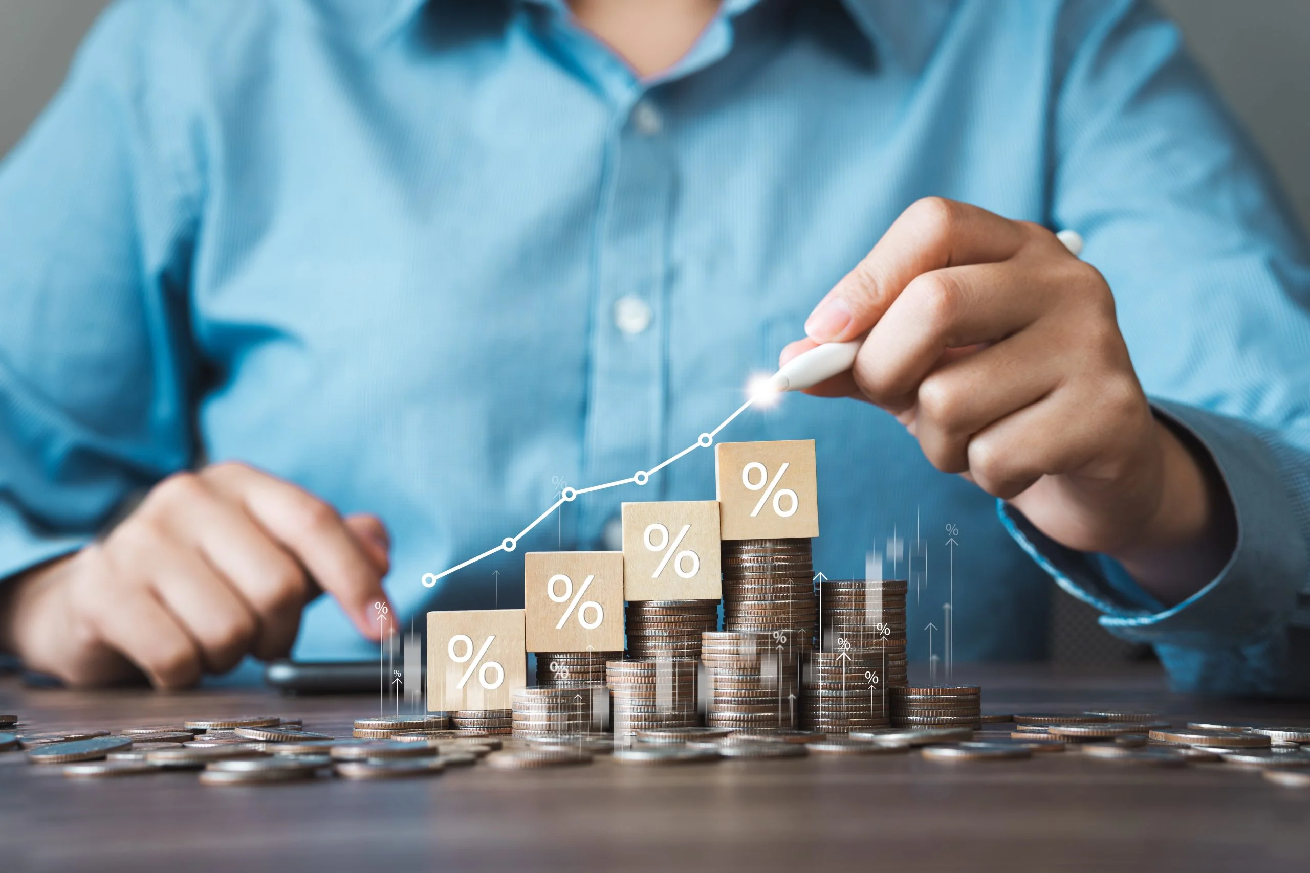 Inversión y aguja inmobiliaria.